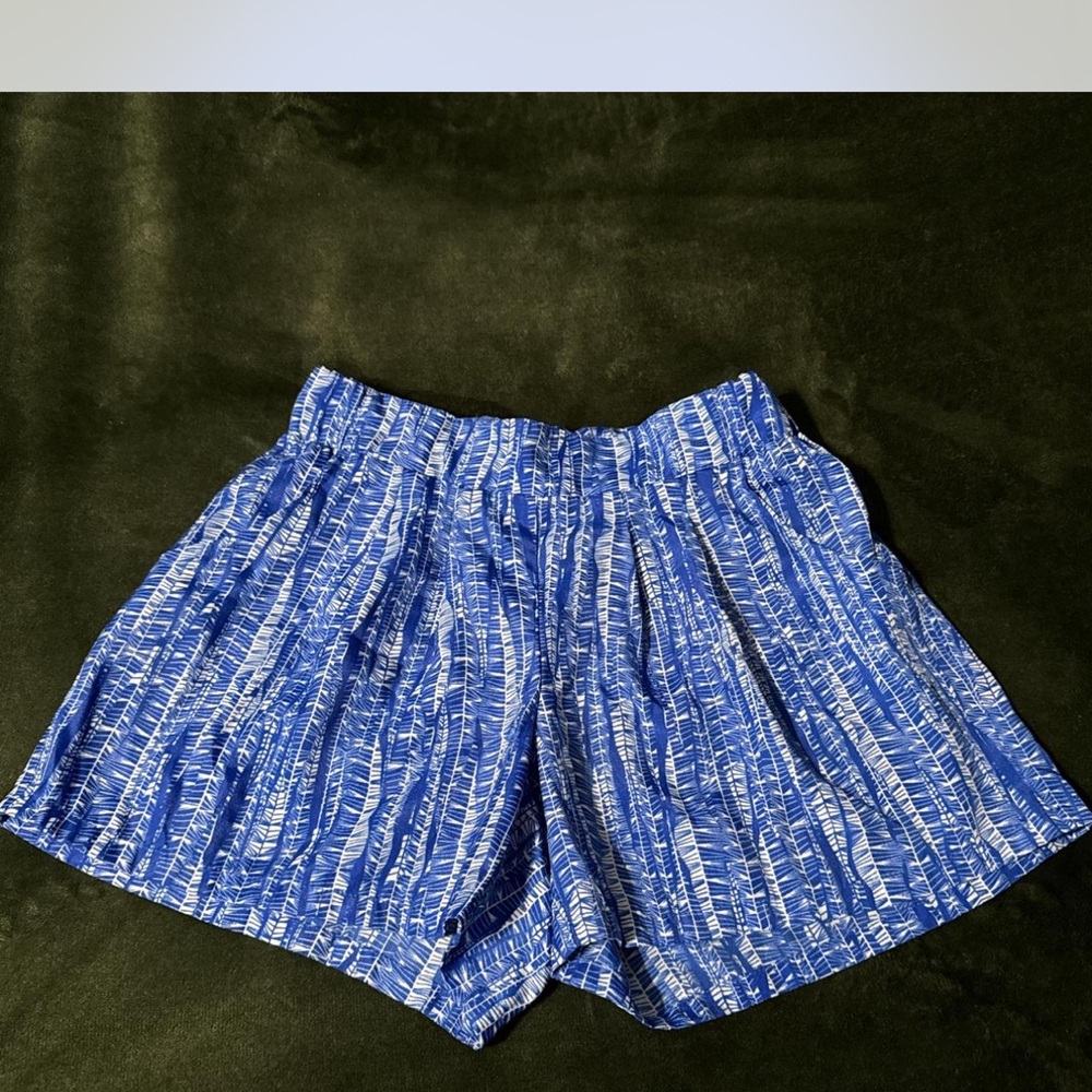 BeBop Blue and White Athletic Shorts